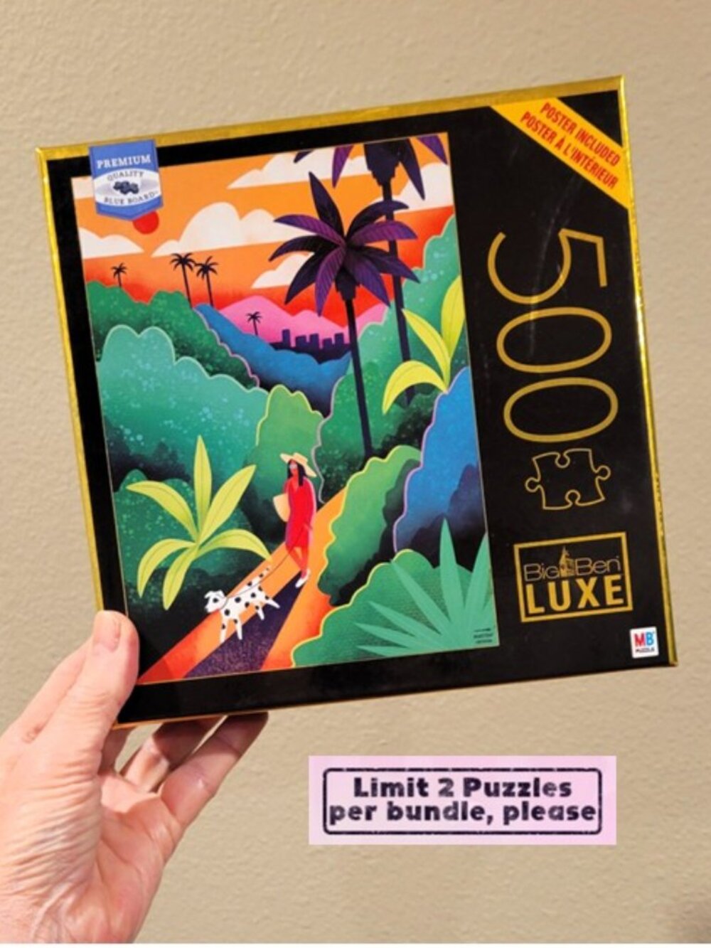 DOG WALKER Jigsaw Puzzle by Milton Bradey 500 pieces